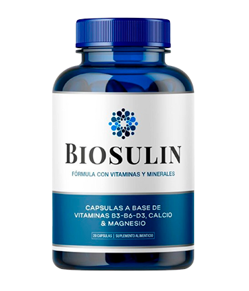 Biosulin — fórmula con vitaminas y minerales, 20 cápsulas